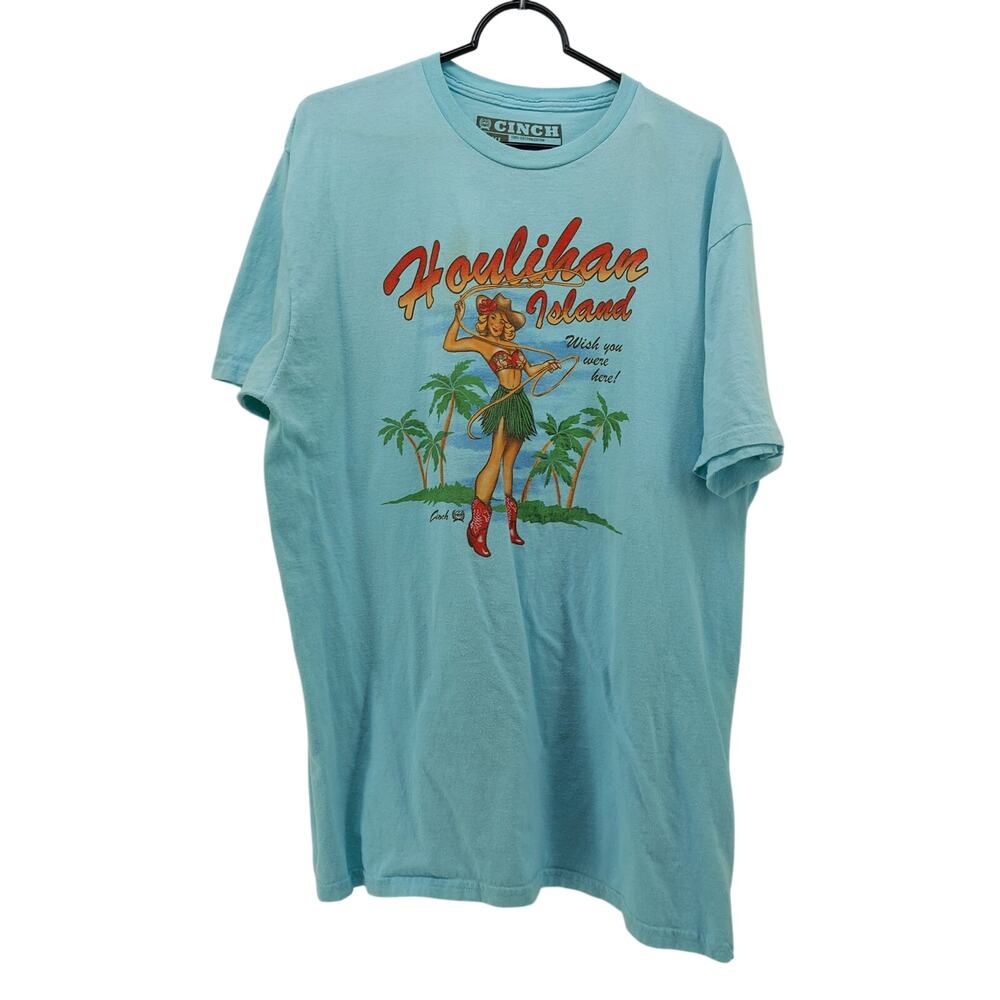 Cinch Mens Camp Houlihan Island Short Sleeve T-Shirt Size XL